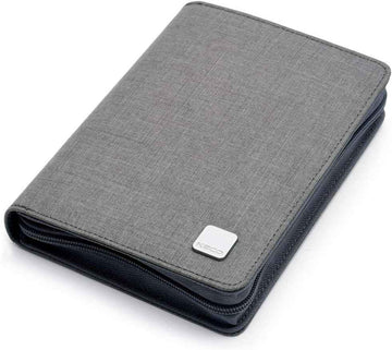 KACO 10 Slots Fountain Pen Case Holder Pouch Grey