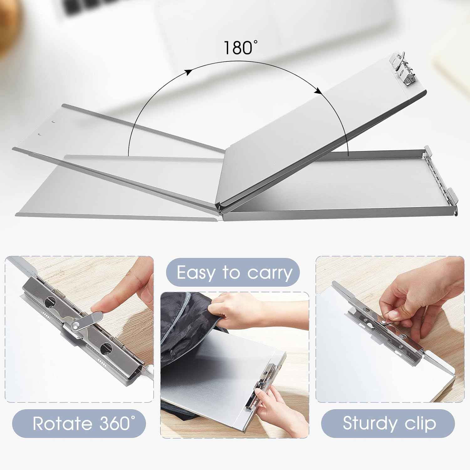 Heavy Duty Aluminum Clipboard A4 Size