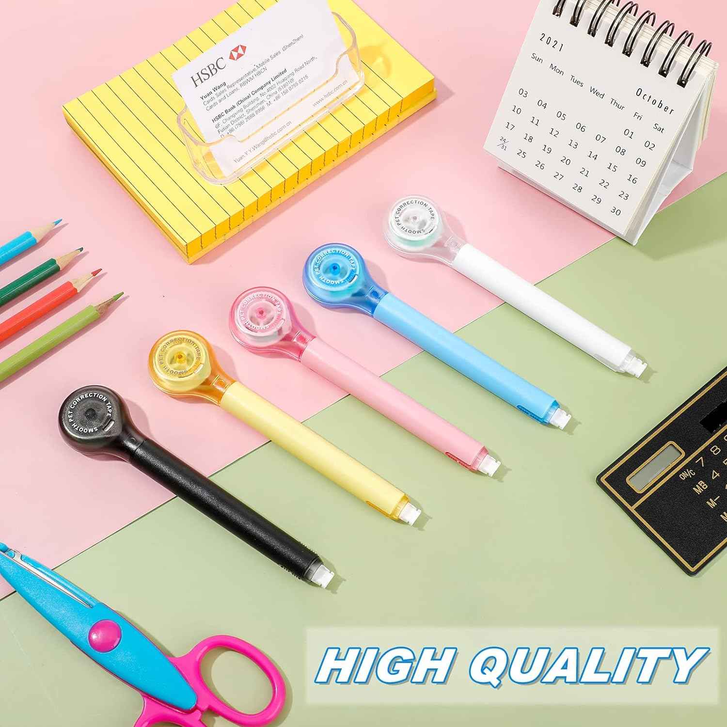 10 Pack Correction Tape Pen Eraser for School Office Supplies