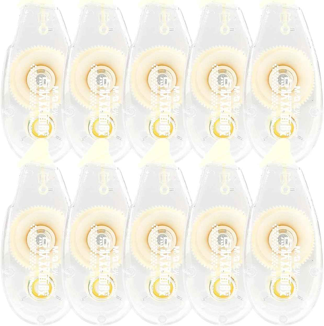 10 Pack Double Sided Glue Scrapbook Tape Roller,80M/262FT