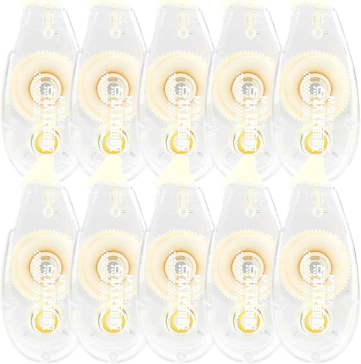 10 Pack Double Sided Glue Scrapbook Tape Roller,80M/262FT