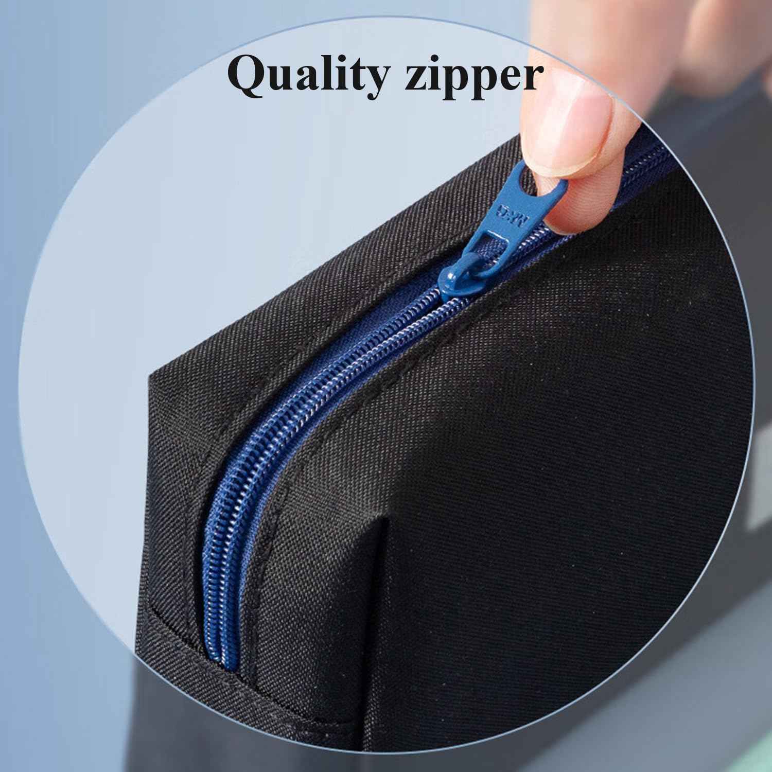 M&G Pencil Case Makeup Bag with Zipper for Student