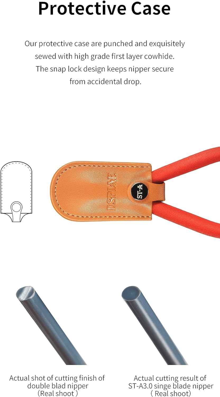 DSPIAE 4.72 Inch Ultra Fine Single-Edged Blade Nipper For Plastic Models