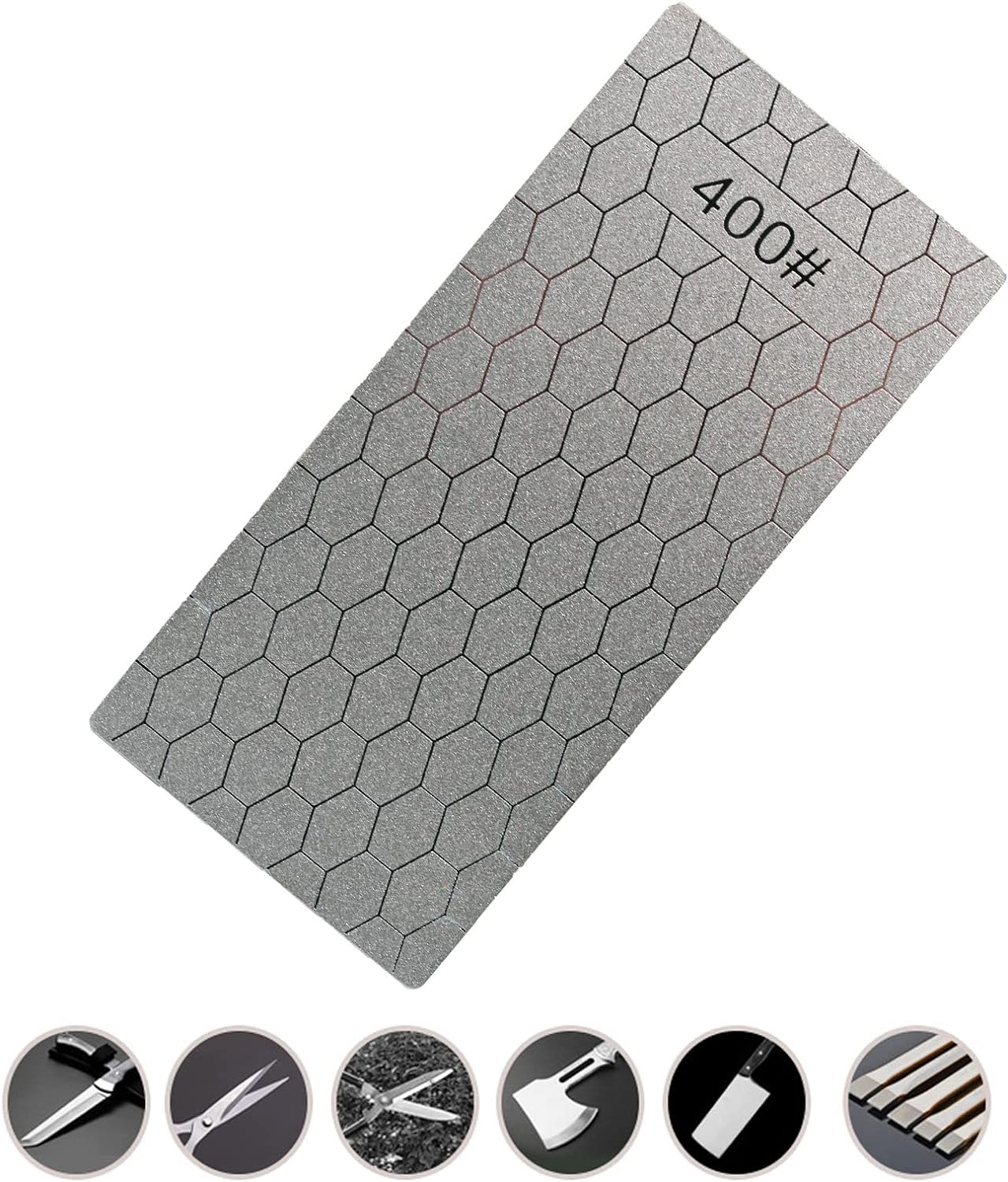 5Pcs Diamond Sharpening Stone Set 400/600/800/1000/1200 Grit