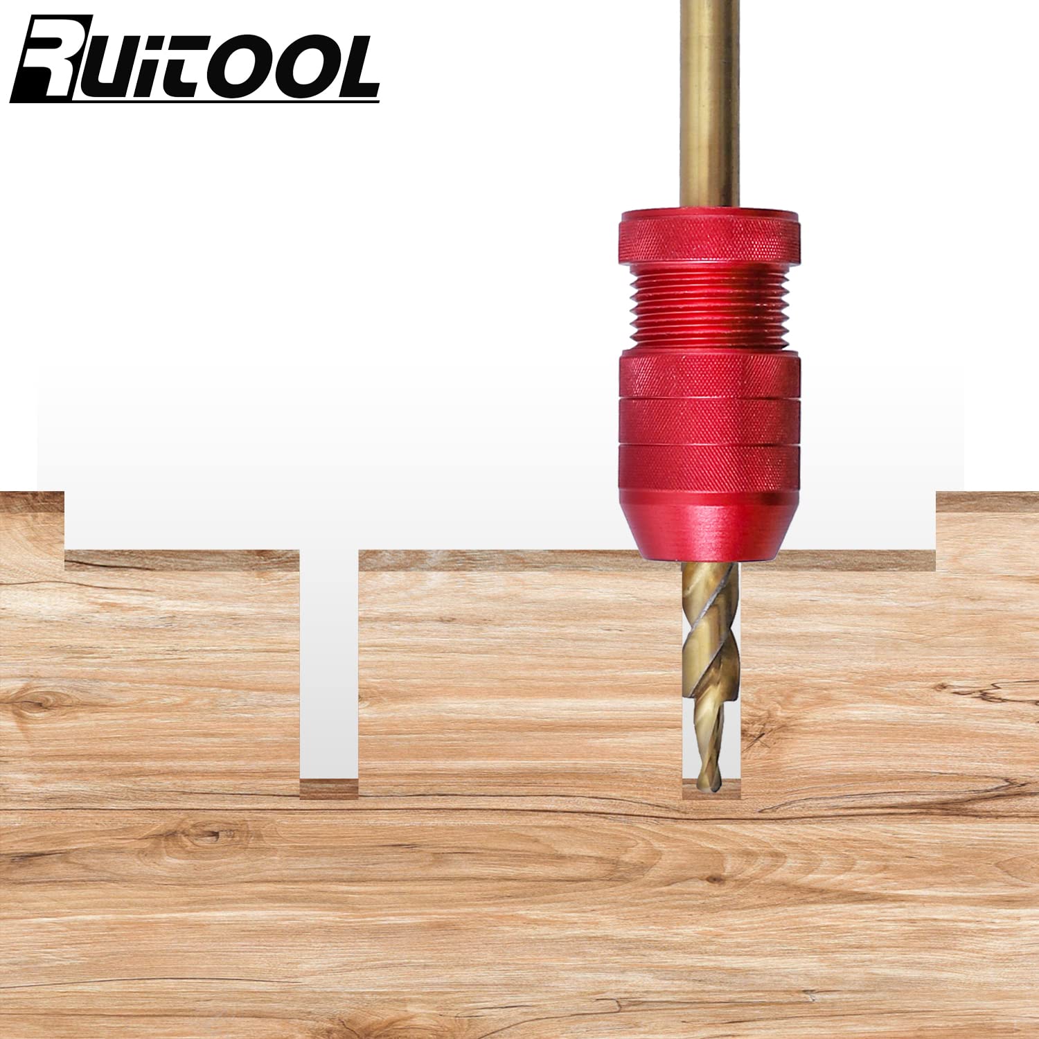 RUITOOL Drill Depth Stop for Drill Bits 2 Size Pack