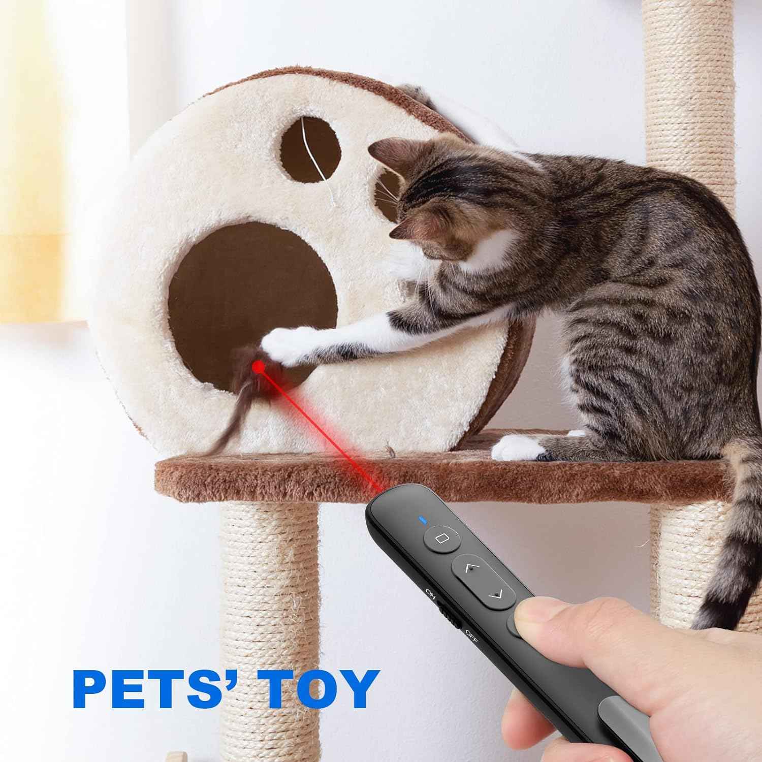 Red/Green Laser Presentation Clicker PowerPoint Wireless Presenter Remote