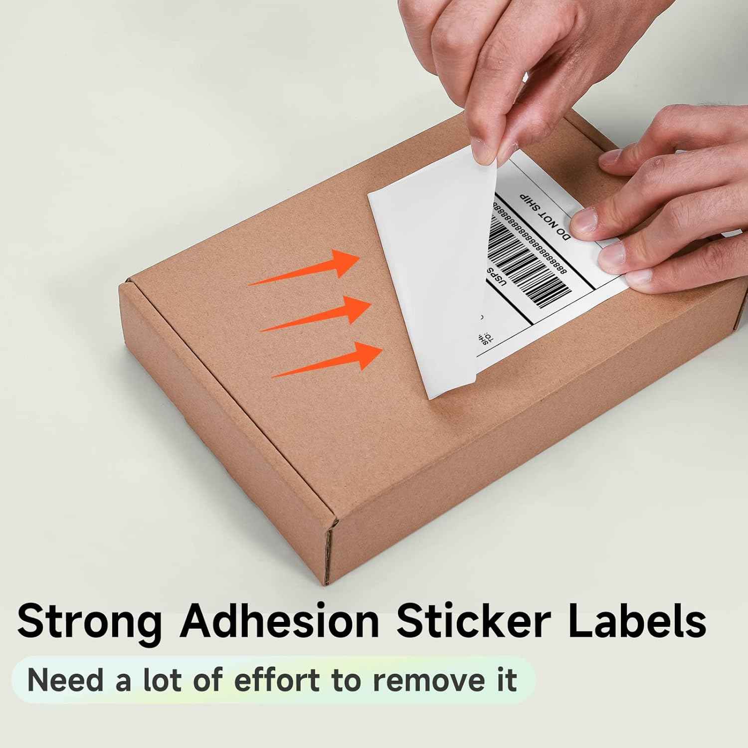 Phomemo 4x6 Inch Thermal Direct Shipping Label,Fan-Fold 500 Labels