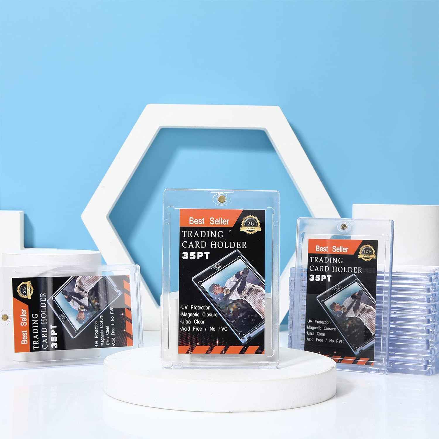 Magnetic Card Holders for Trading Card,35PT Card Protectors 20 Pack