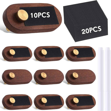 Wooden Price Store Display Signs with Price Tag Paper and Pens