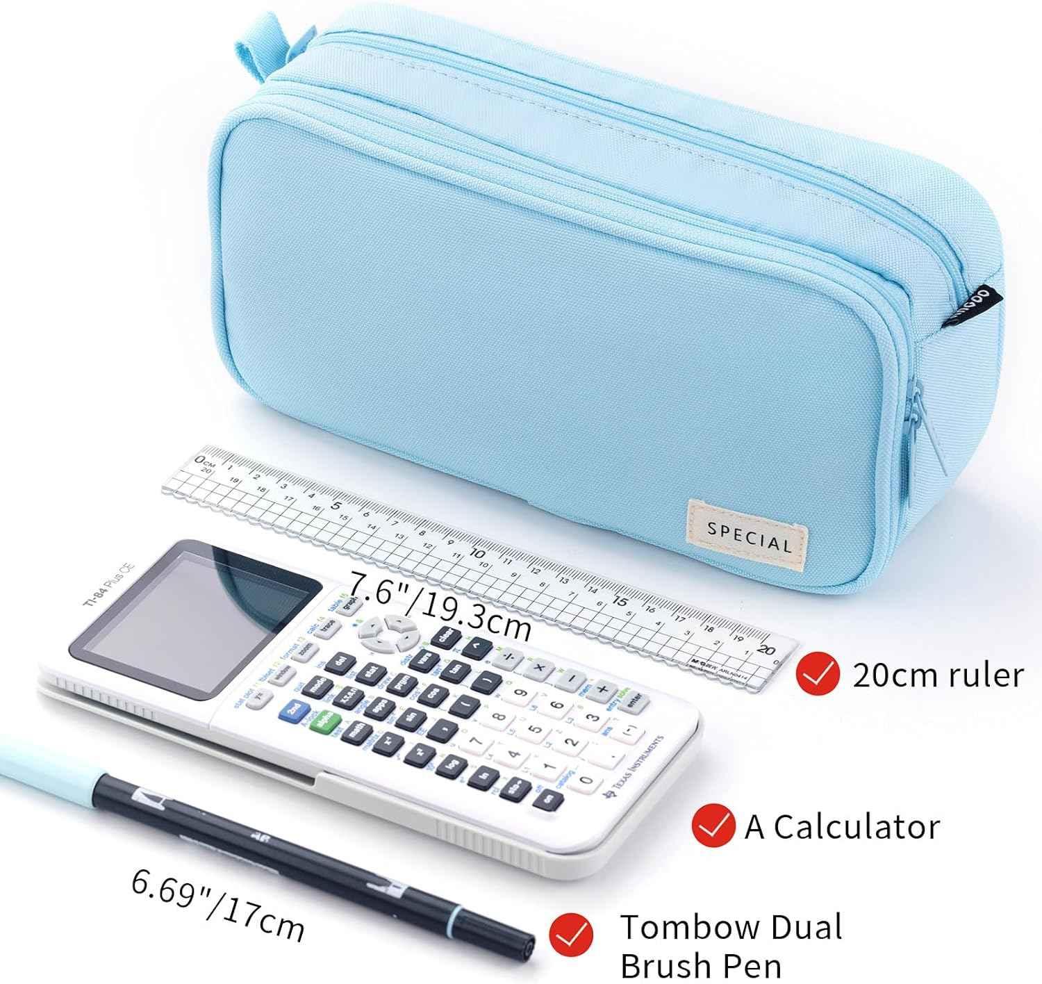 Large Capacity Pencil Case Organizer Pen Marker Holder