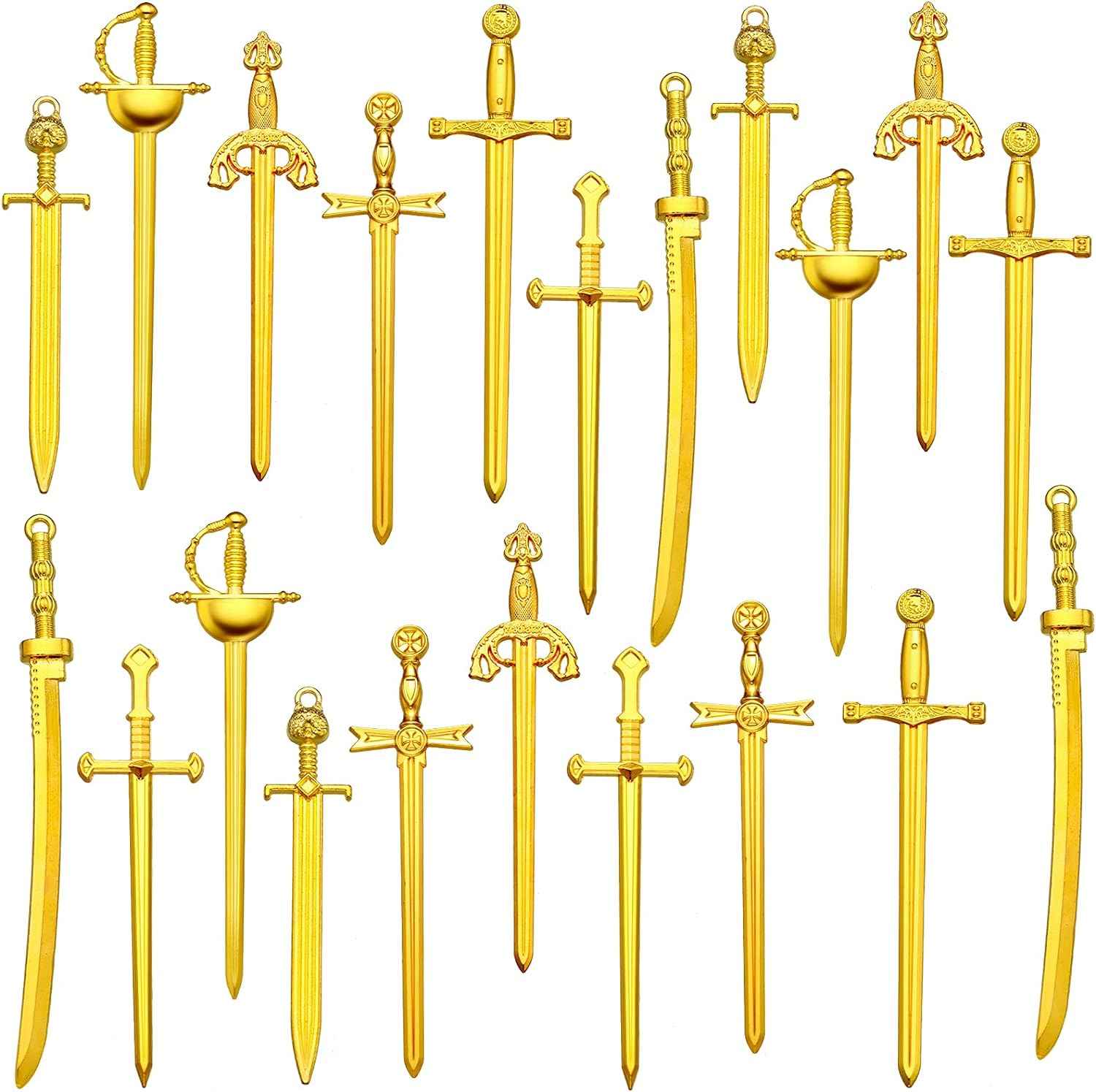 Antique Swords Knife Bookmarks 21 Pack Gold