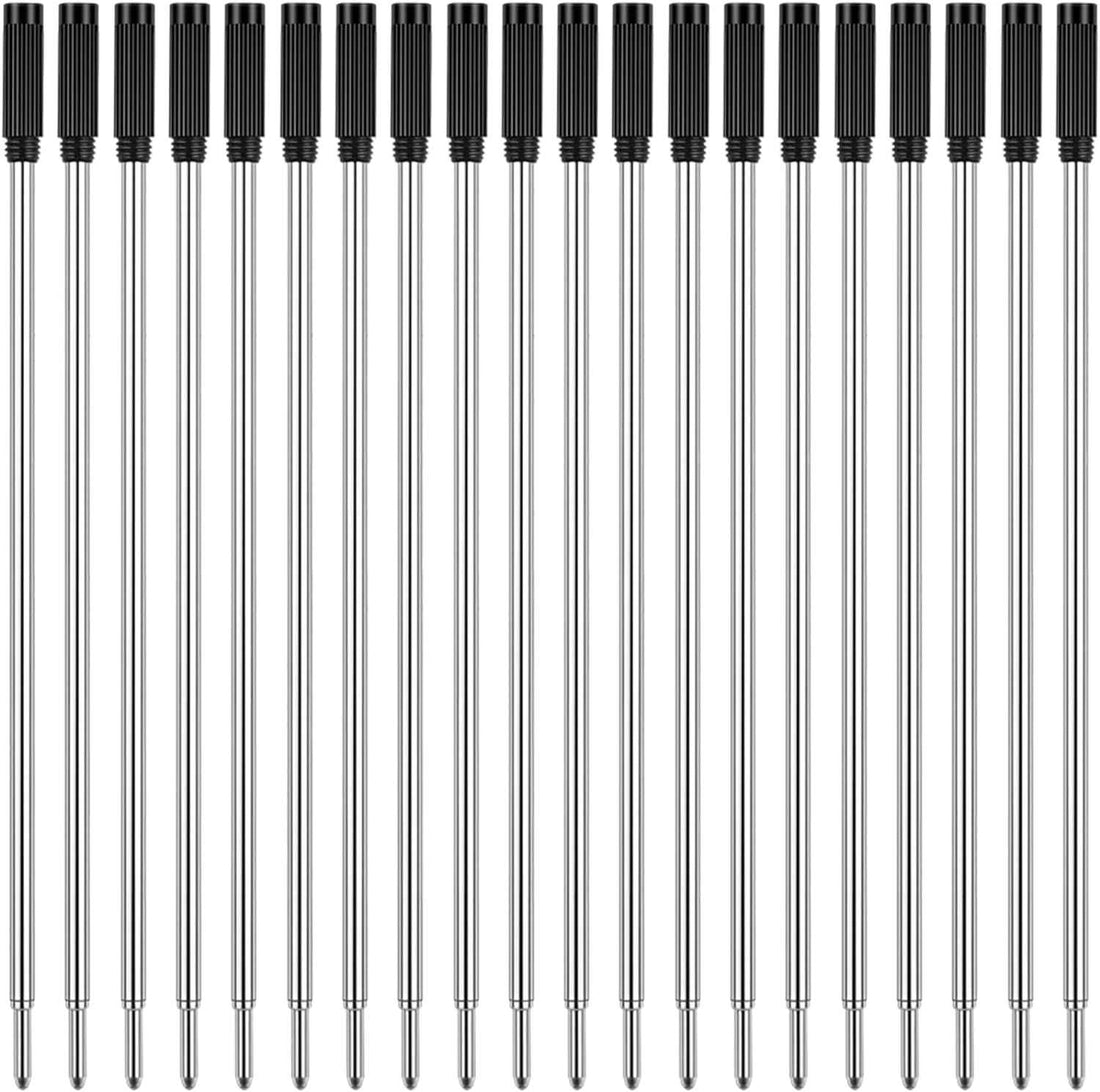Cross Compatible Ballpoint Pen Refills 20 Pack,Medium Point Black