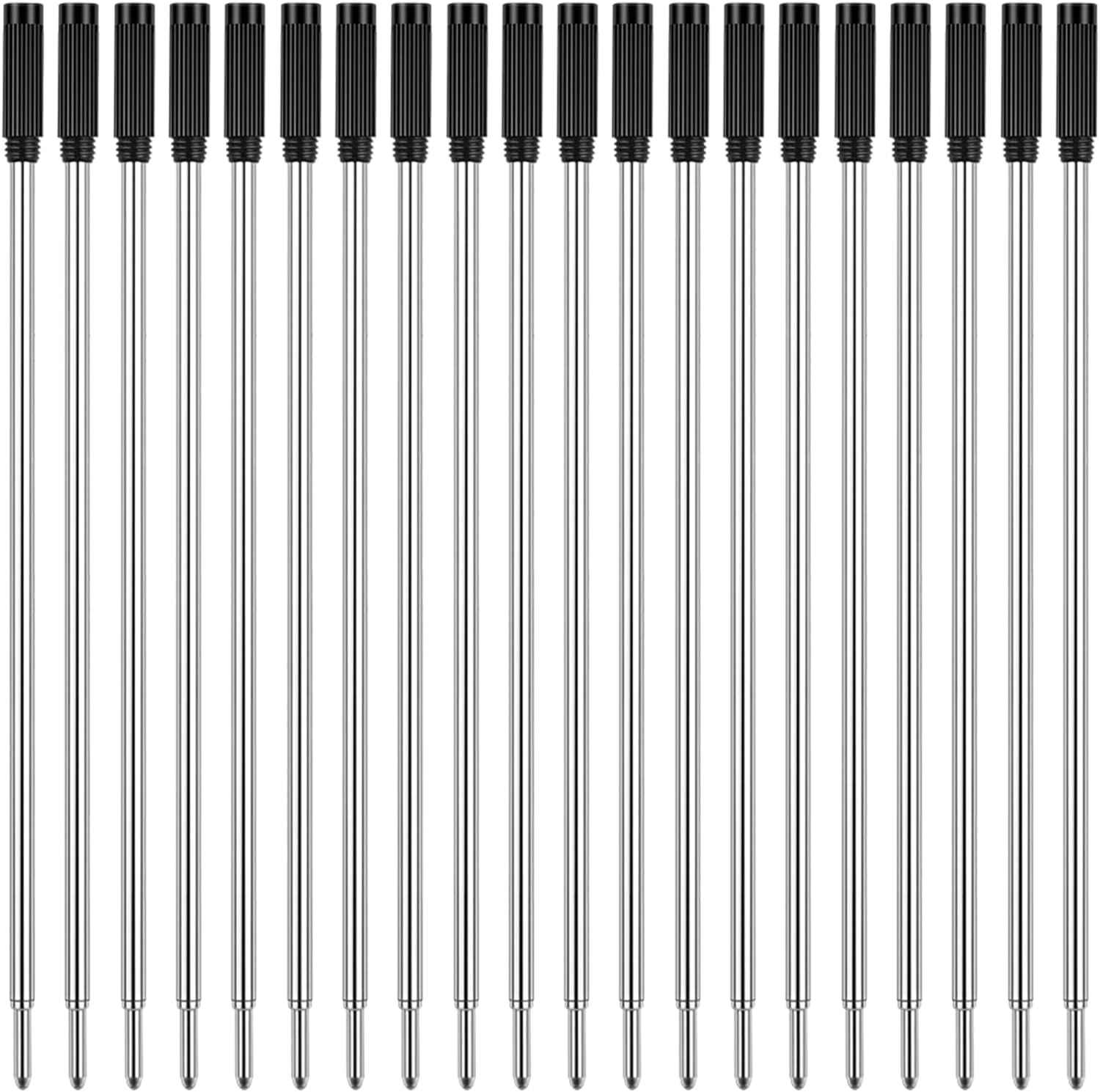 Cross Compatible Ballpoint Pen Refills 20 Pack,Medium Point Black