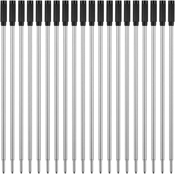 Cross Compatible Ballpoint Pen Refills 20 Pack,Medium Point Black