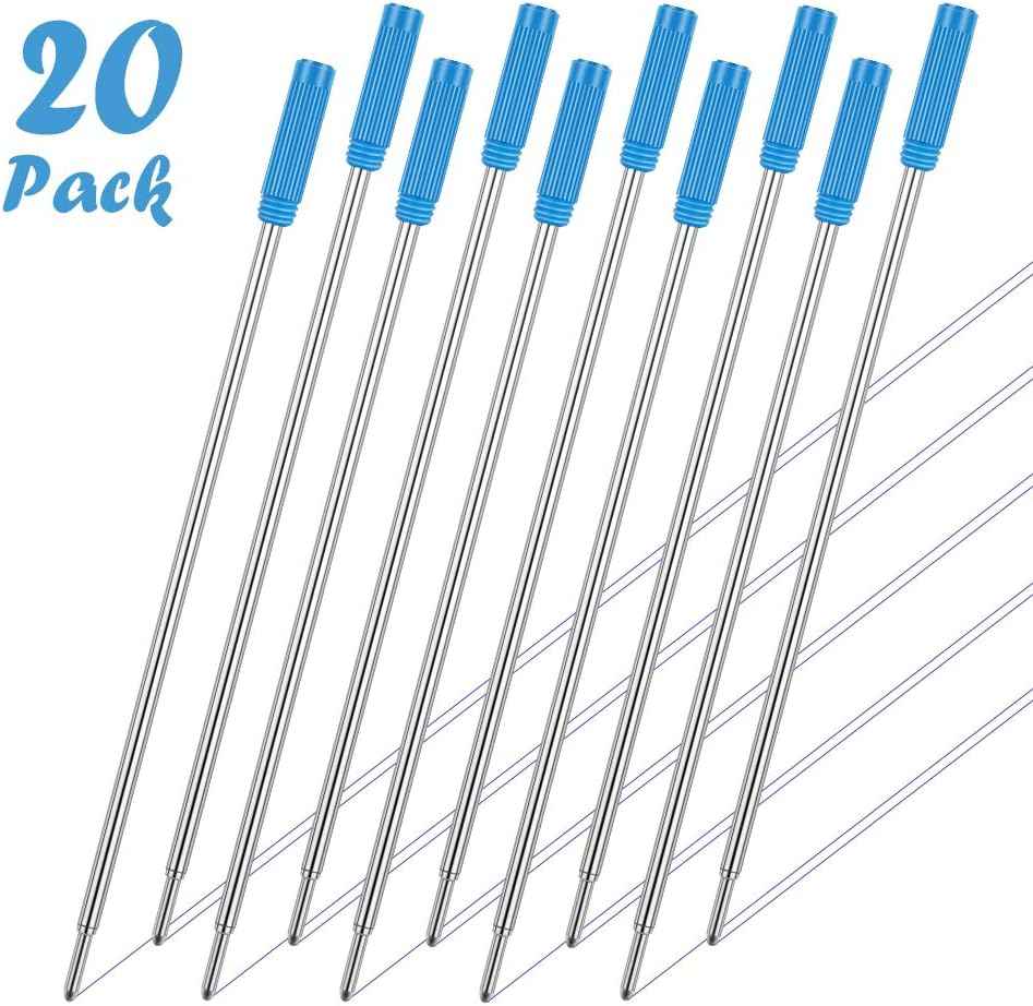 Cross Compatible Ballpoint Pen Refills 20 Pack,Medium Point