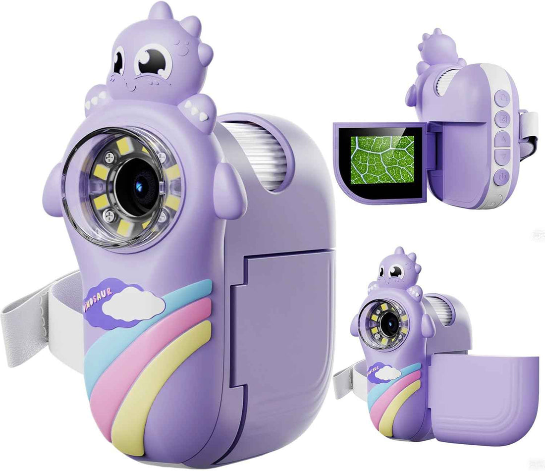 Handheld Digital Microscope for Kids Educational Science Purple