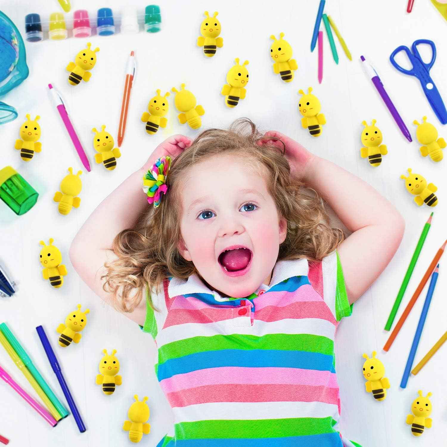 30 Pack Bee Erasers