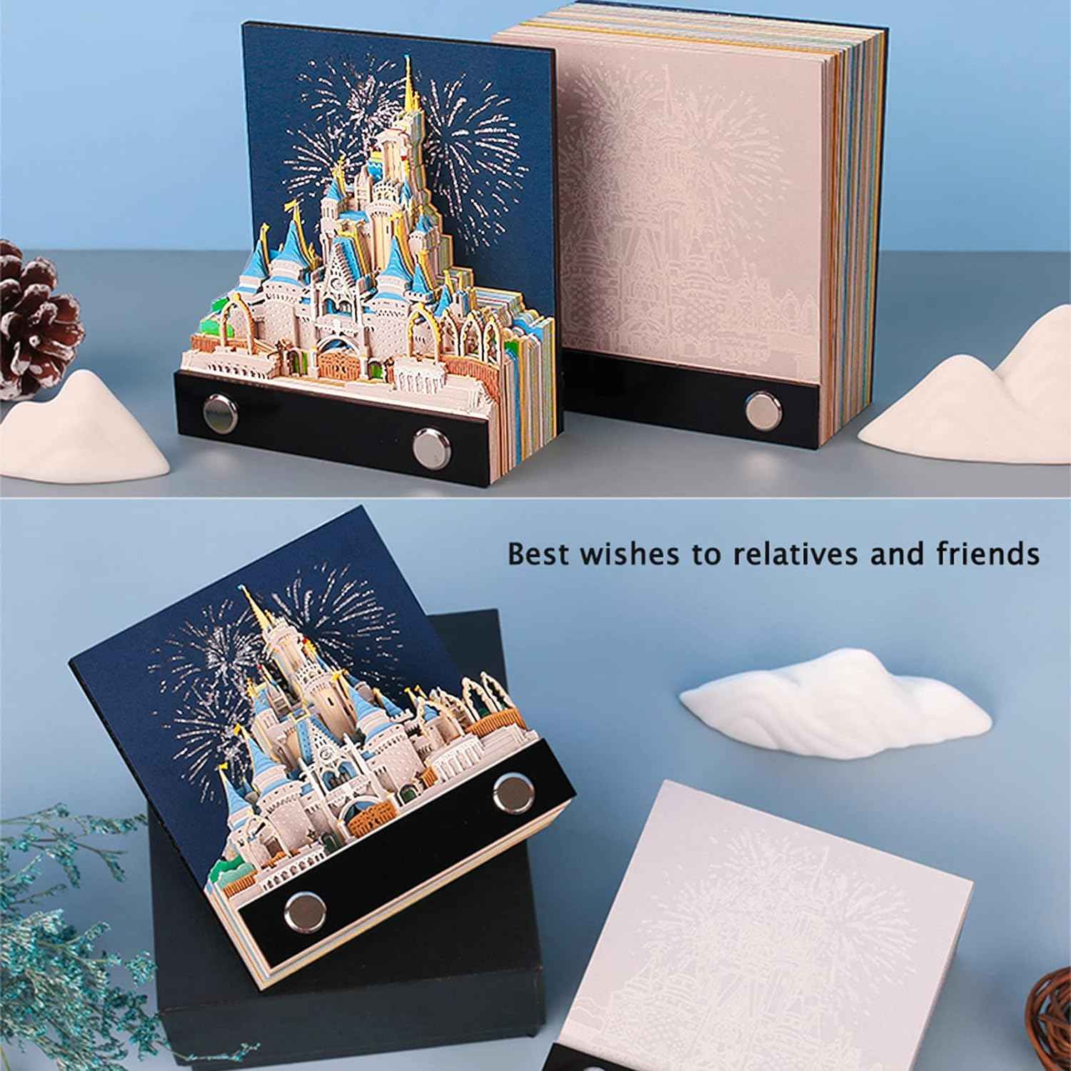 Fantasy Castle 3D Sticky Note Paper Memo Pad