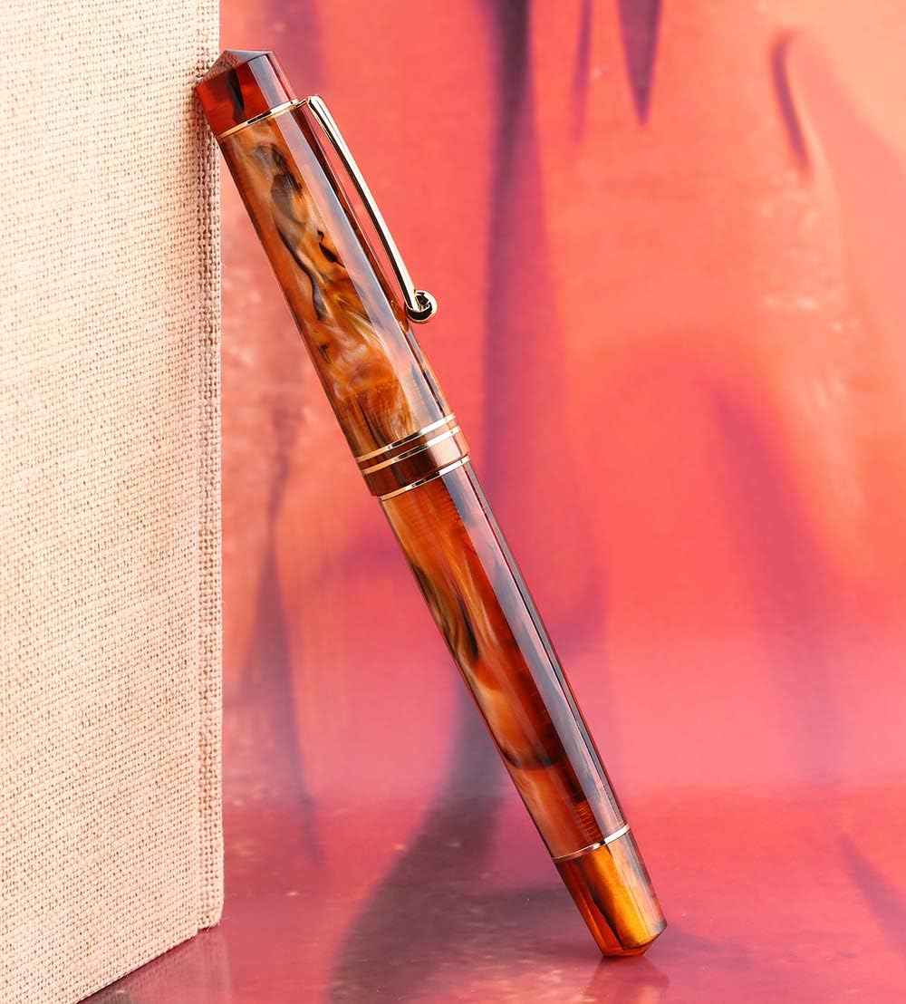 Majohn M800 Acrylic Fountain Pen,Germany Bock Fine Nib