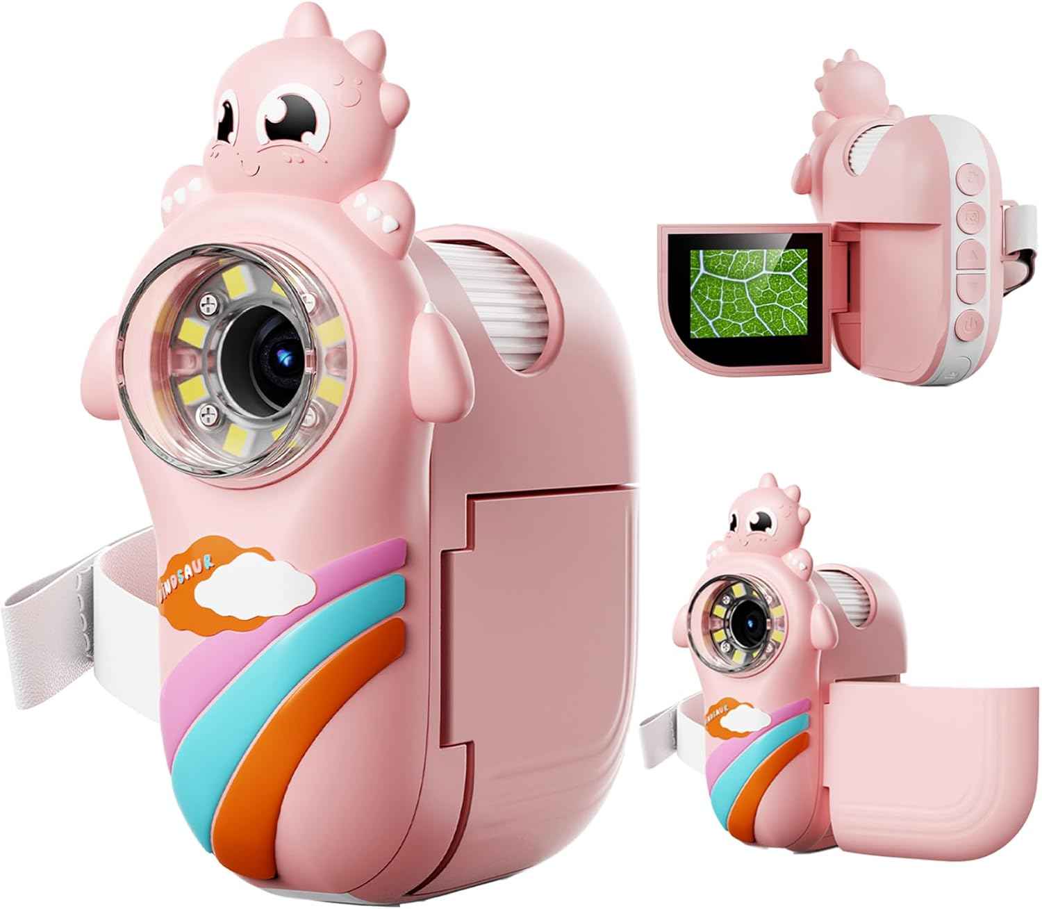 Handheld Digital Microscope for Kids Educational Science Pink