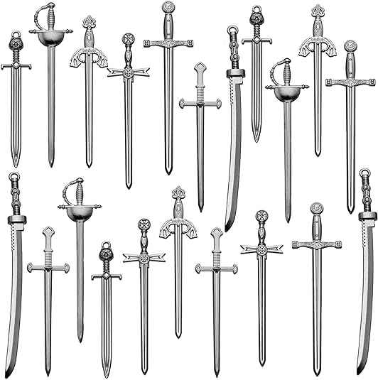 Antique Swords Knife Bookmarks 21 Pack Black