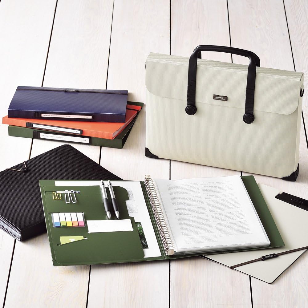LIHIT LAB Binder Clipboard File Holder, Multifunction, A4,