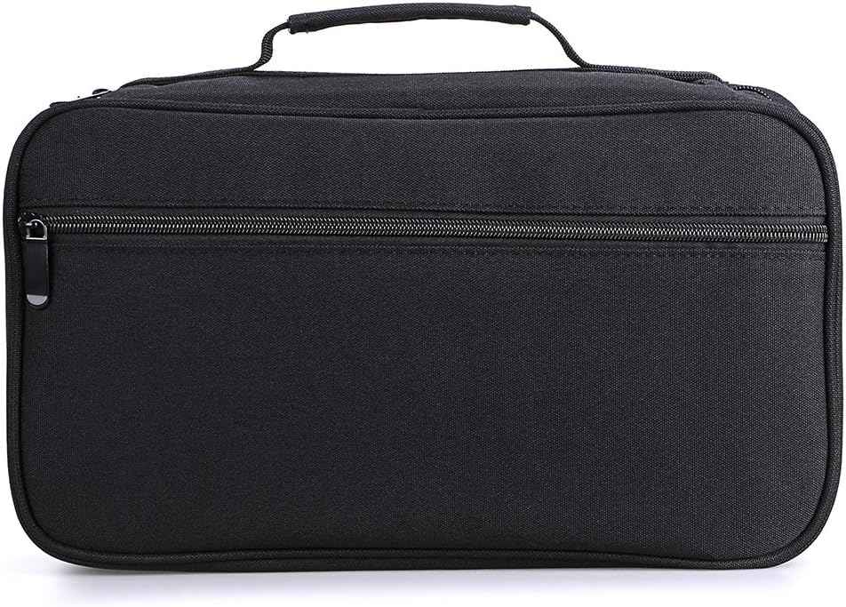 60 Slots Art Marker Pen Carrying Case Lipstick Organizer Black