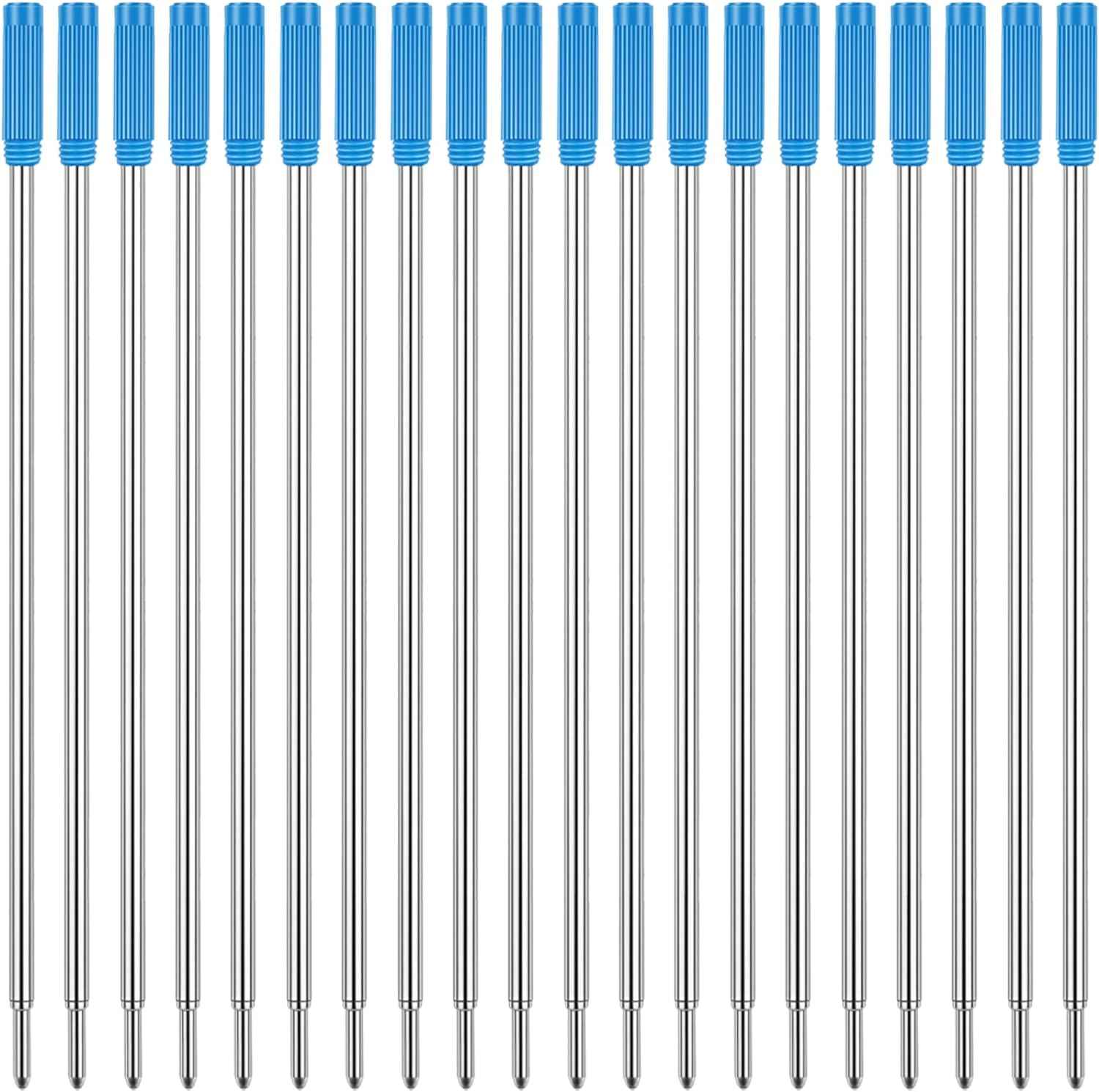 Cross Compatible Ballpoint Pen Refills 20 Pack,Medium Point Blue