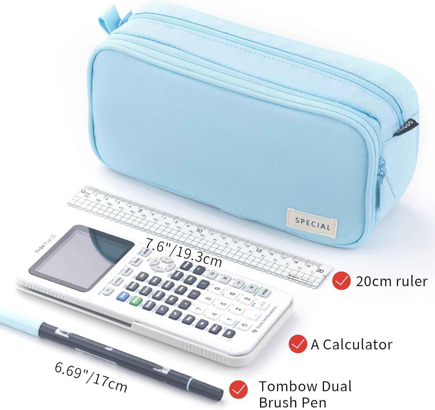 Large Capacity Pencil Case Organizer Pen Marker Holder