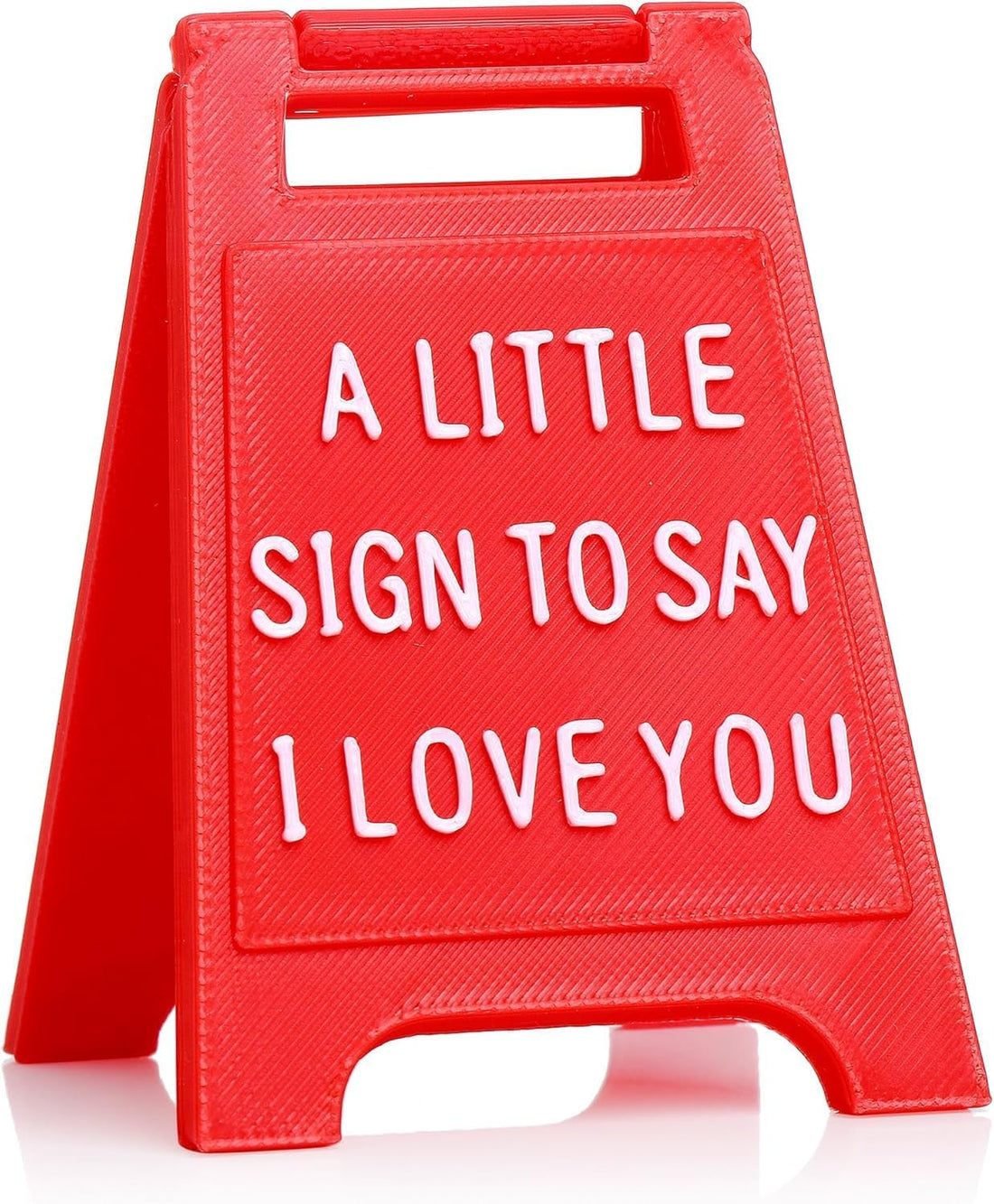 Mini Sign Valentine's Decoration Anniversary Present Love You 2 Pack