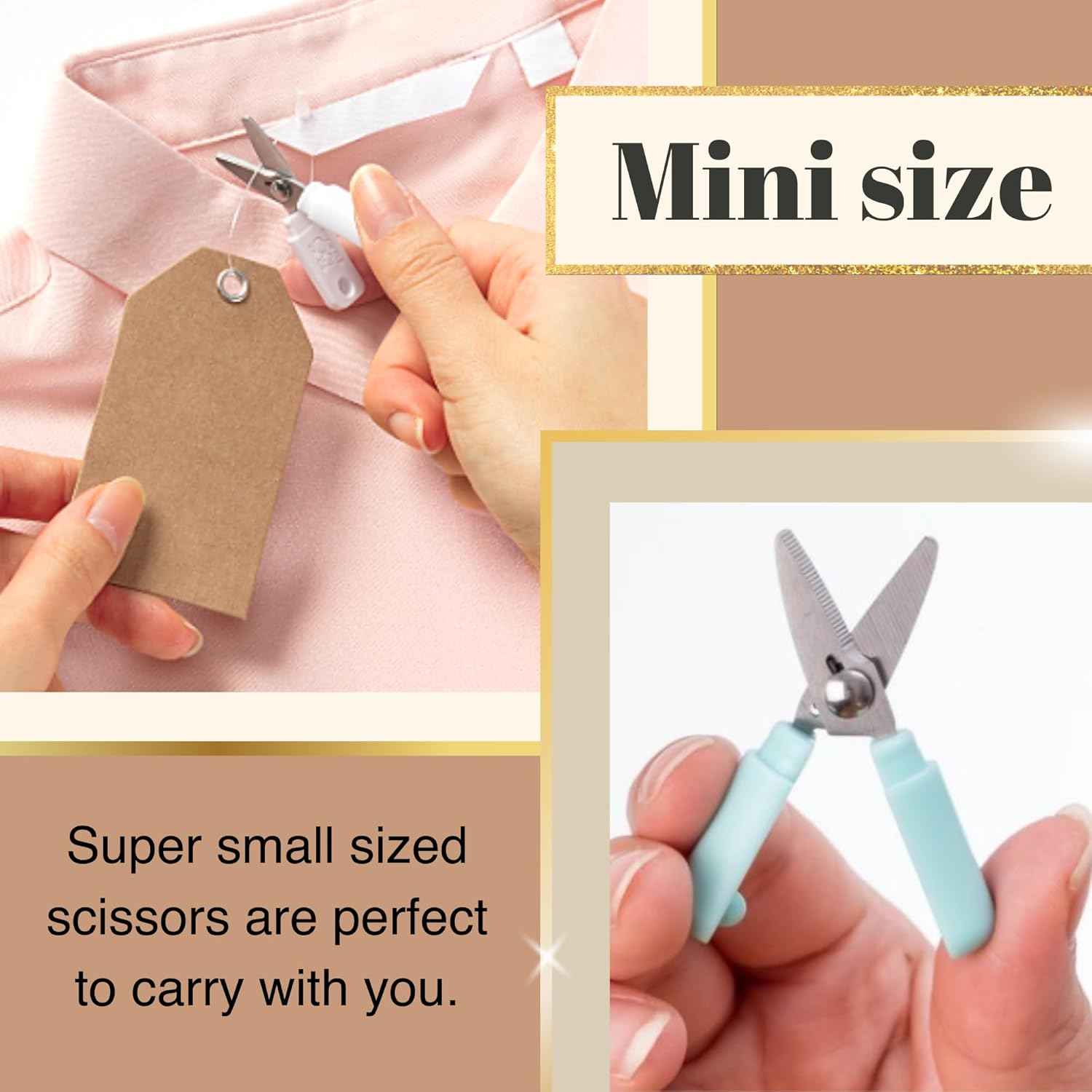 Sun-Star Stickyle Mini Portable Scissors with Strap