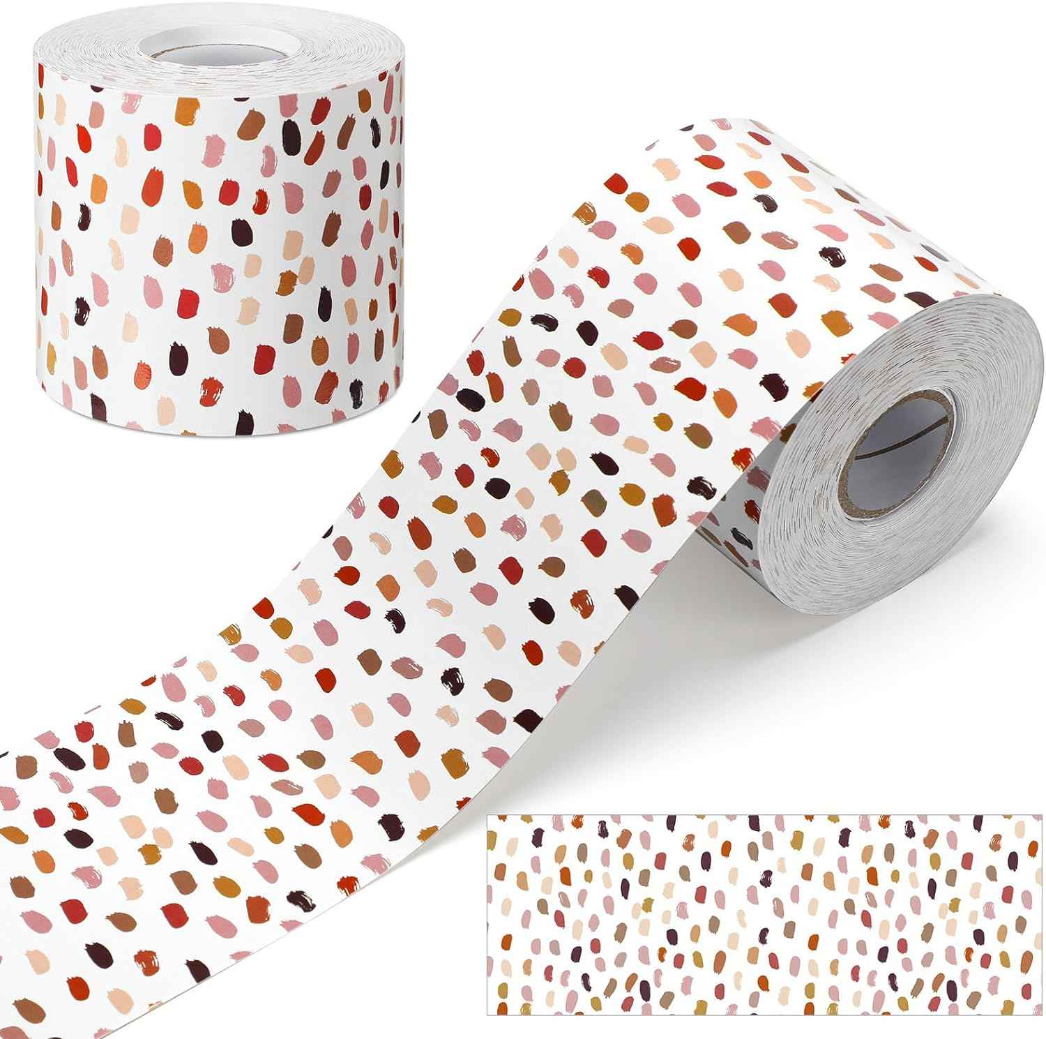 65 Feet Bulletin Board Dots Decorative Trim Borders Boho Dots