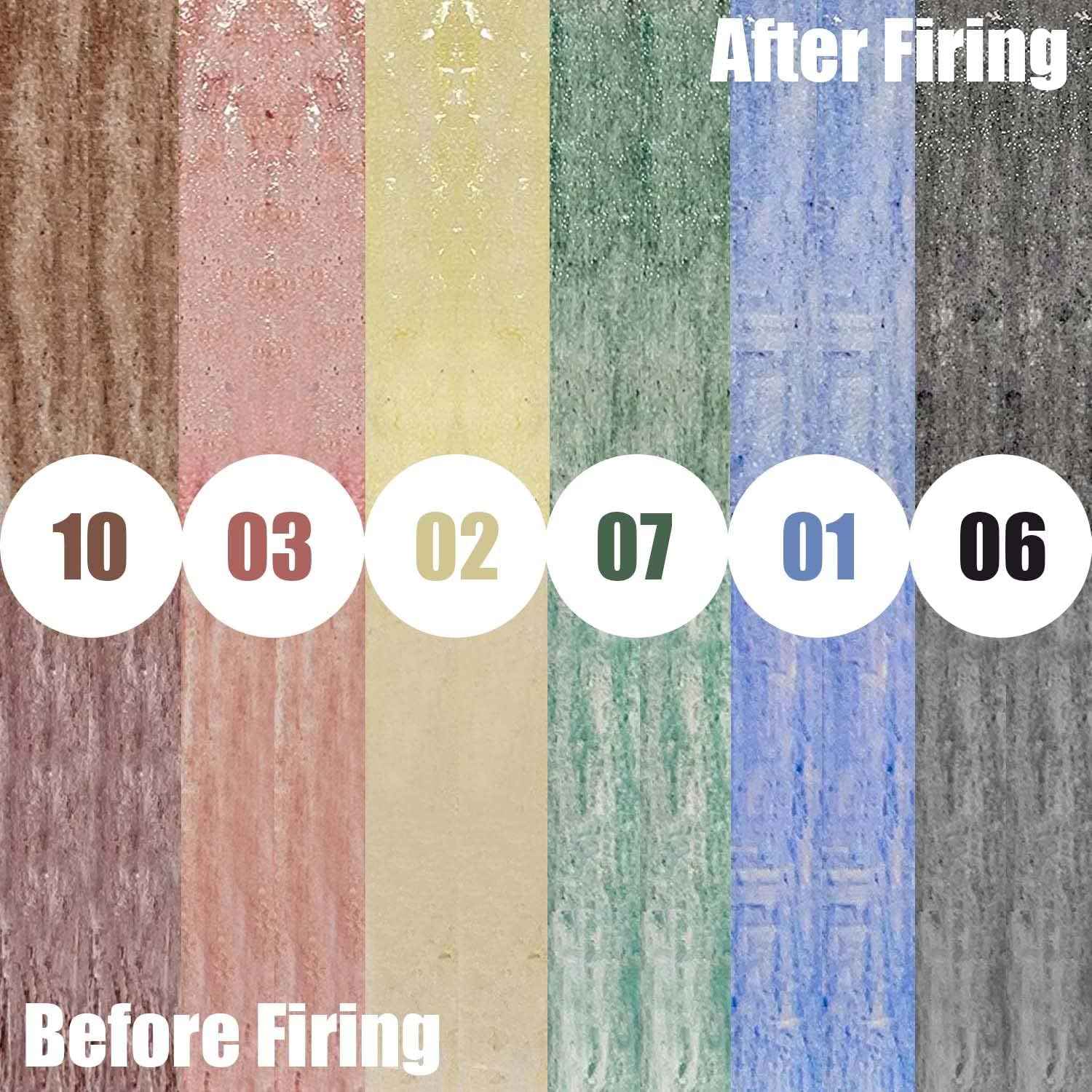 6 Colors Underglaze Pencils for Pottery