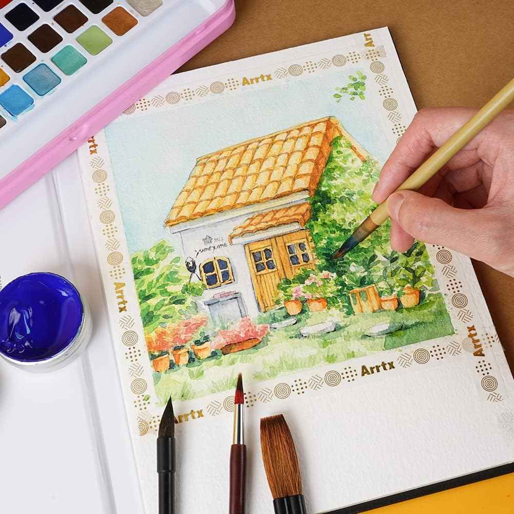 Xiu Yi Hong Watercolor Brushes,Mop Round Paintbrush