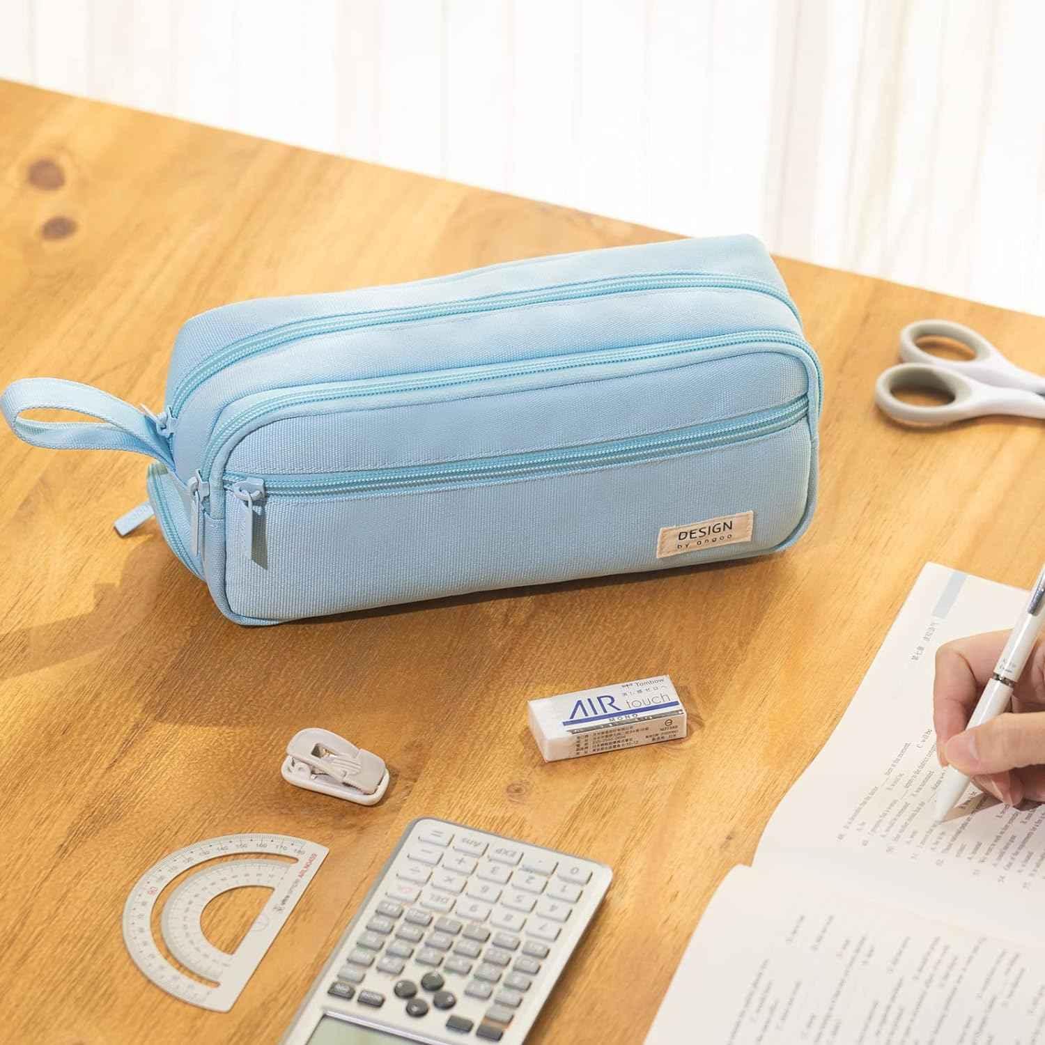 Large Pencil Case High Capacity Holder Box Storage Bag