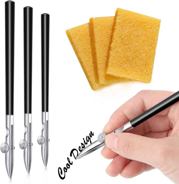 6Pcs Art Ruling Pen Set 3 Sizes Masking Fluid Pen Black