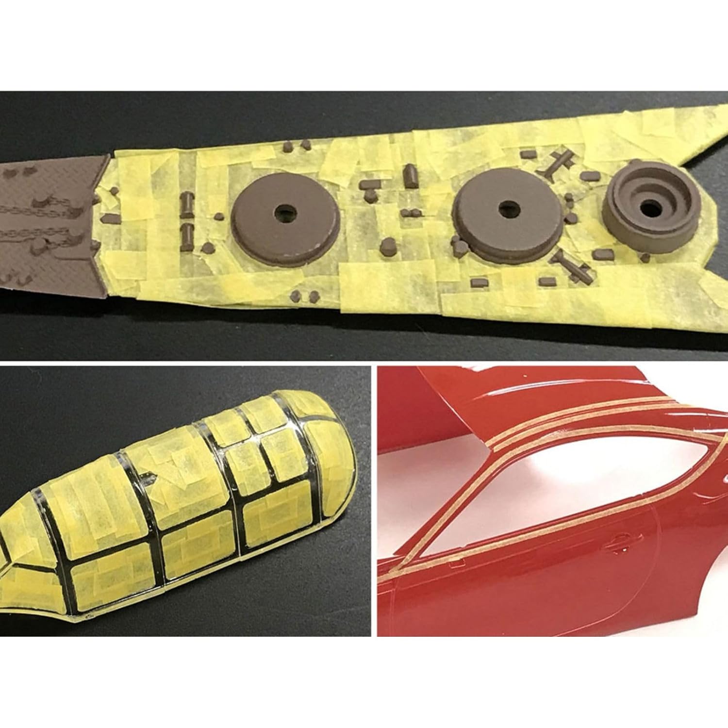 Tamiya Masking Tape Set 1mm (87206)/2mm (87207)/3mm (87208)
