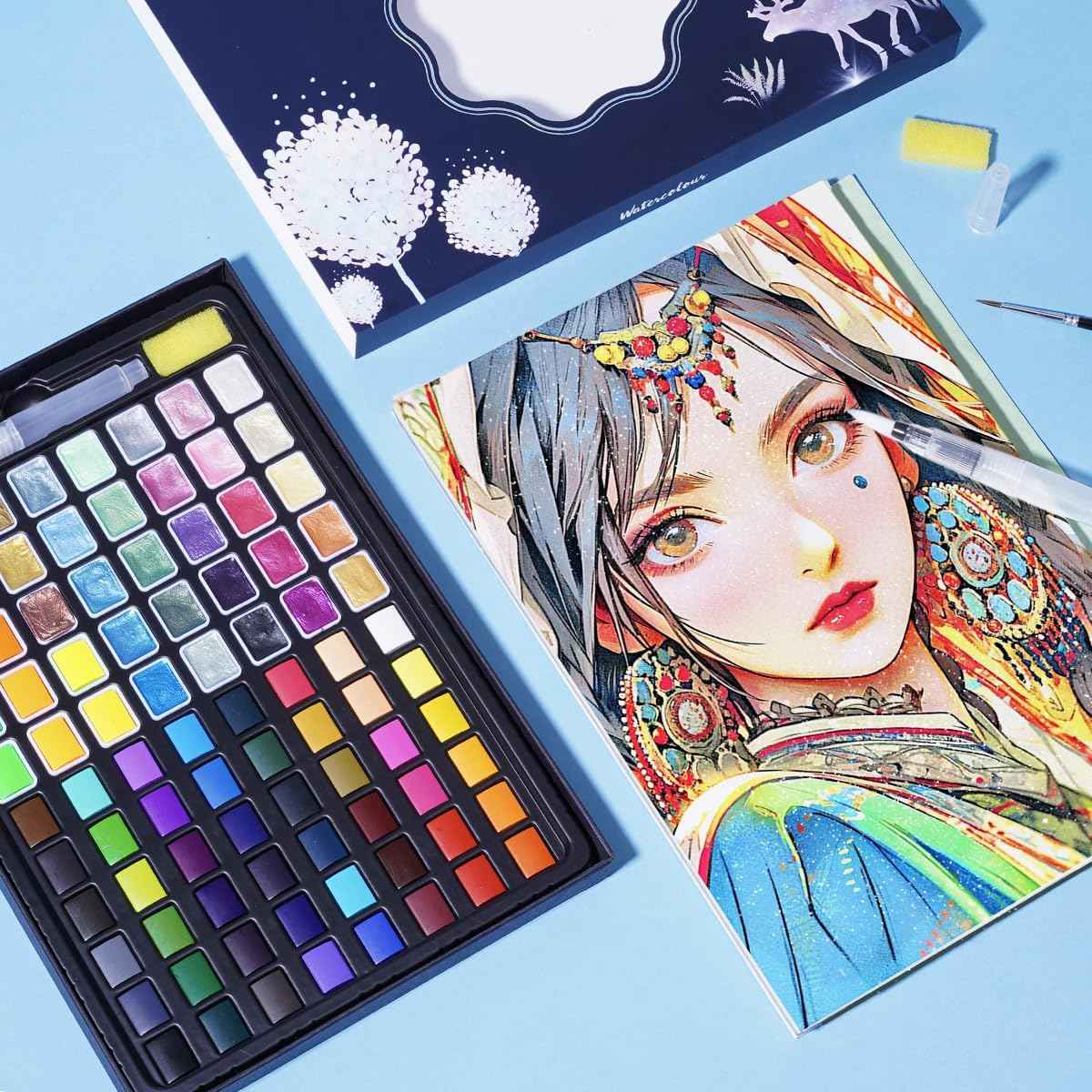 88 Color Watercolor Paint Set