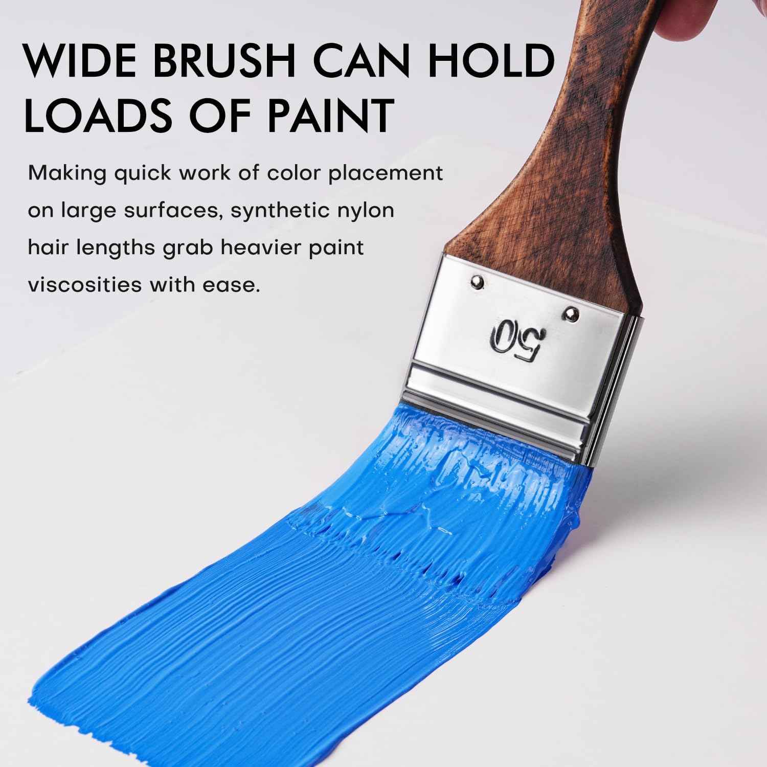 25pcs Professional Artist Acrylic Paint Brush Set