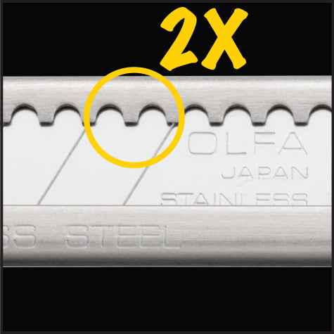 OLFA 9mm Stainless Steel Utility Knife (SVR-2)