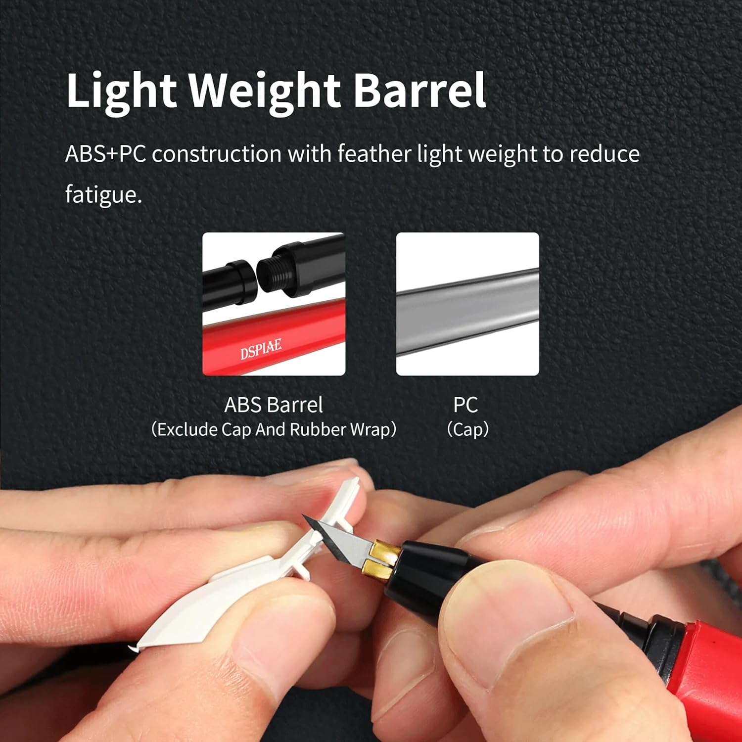 DSPIAE Precision Hobby Knife Set for Miniatures with 20 Blades