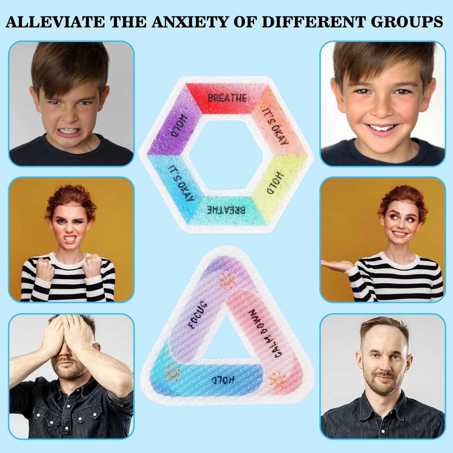 48 Pieces Calm Stickers for Anxiety Sensory Stickers
