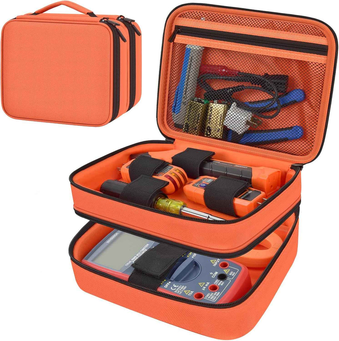 Travel Case Bag Compatible with Klein Tools ET310 AC Circuit Breaker Black