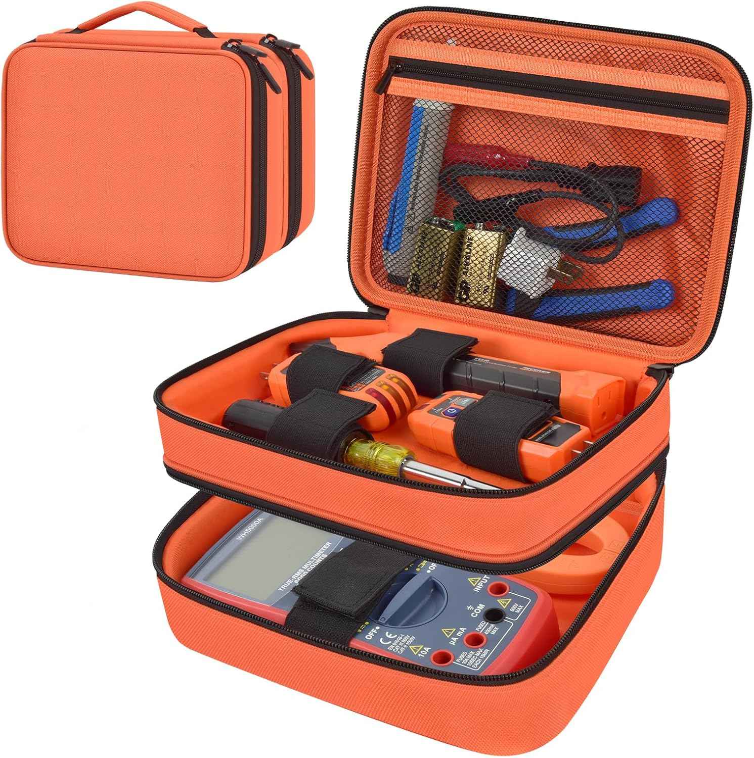 Travel Case Bag Compatible with Klein Tools ET310 AC Circuit Breaker Orange