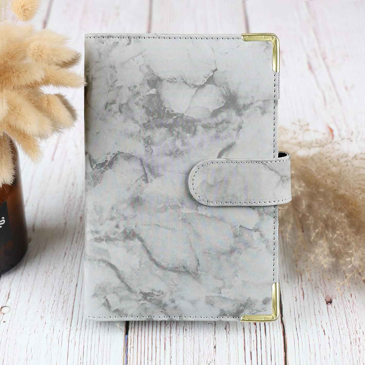 A6 Budget Binder with 12pcs Zipper Cash Envelopes Money Organizer