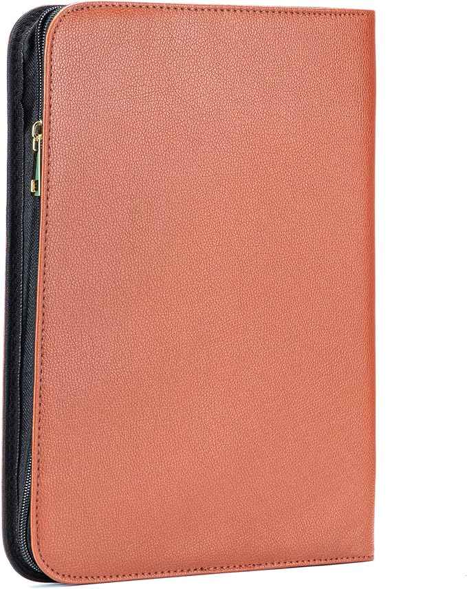 48 Slots Fountain Pen Holder PU Leather Case Coffee