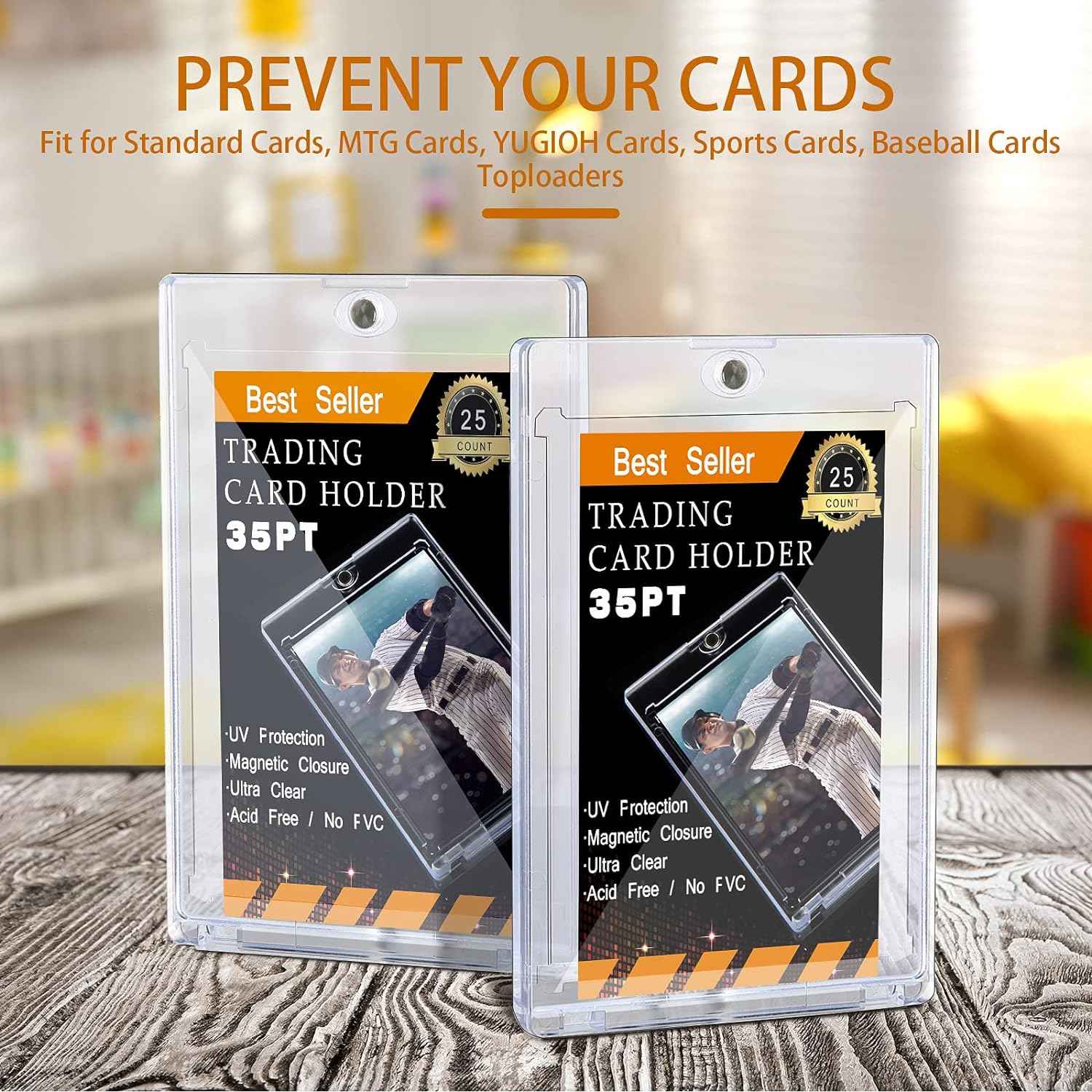 Magnetic Card Holders for Trading Card,35PT Card Protectors 20 Pack