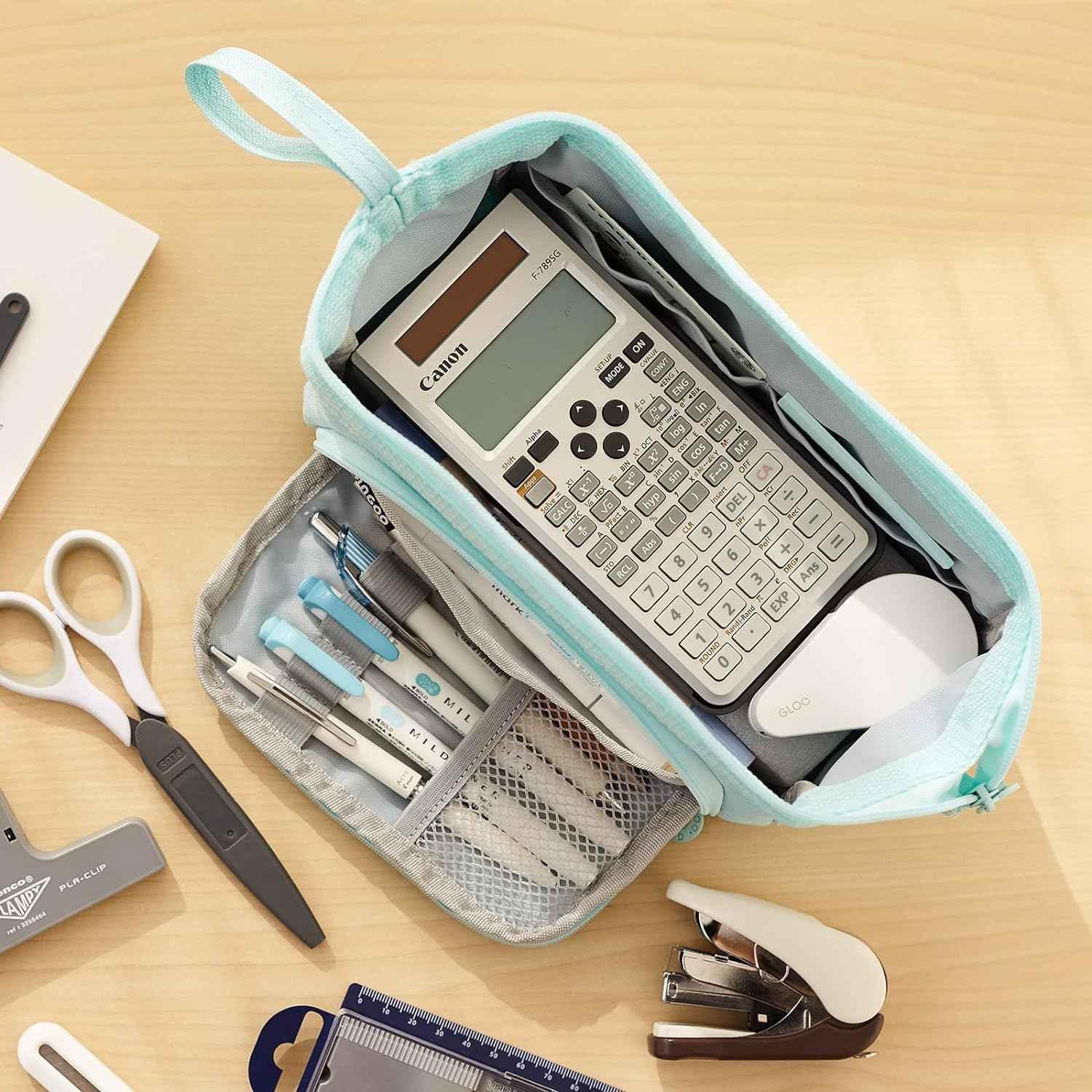 Pencil Case Large Capacity Pencil Pouch Handheld Pen Bag