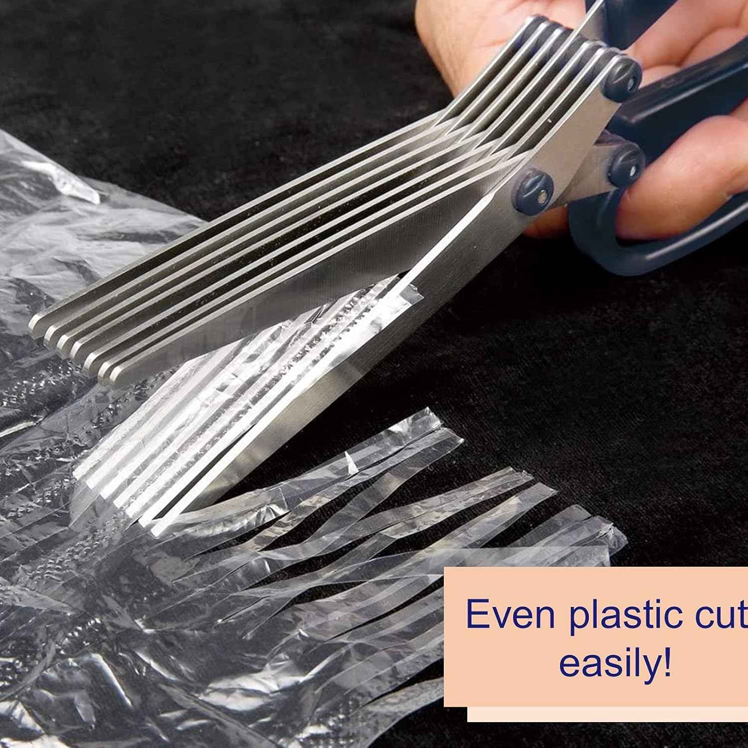Sunstar 7-Blade Shredder Scissors,7.9 inches (200mm),Black
