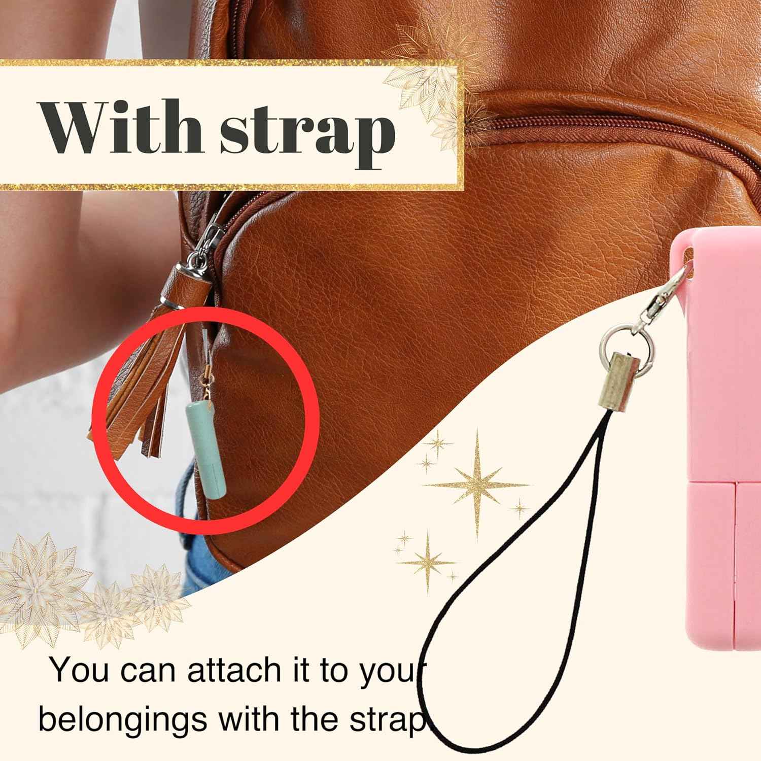 Sun-Star Stickyle Mini Portable Scissors with Strap